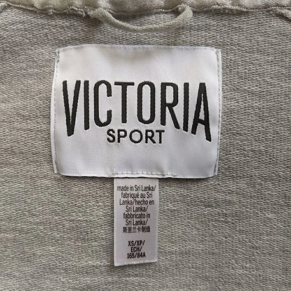 Victoria Sport Grey Zip Up Hoodie - Picture 4 of 8